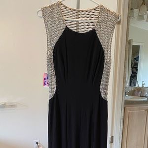 Dark blue prom/special occasion dress size 4